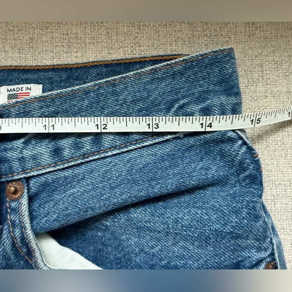 Re/done Originals High Rise Stove Pipe Jean Size 28 - Picture 8 of 9